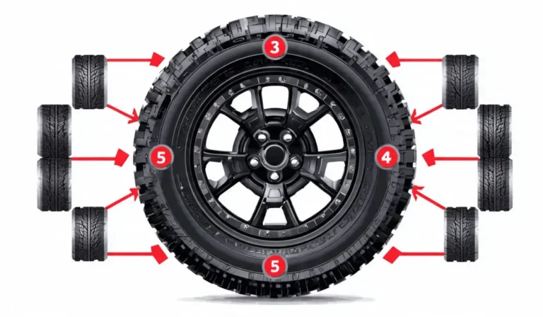 5 Tire Rotation Pattern 4x4