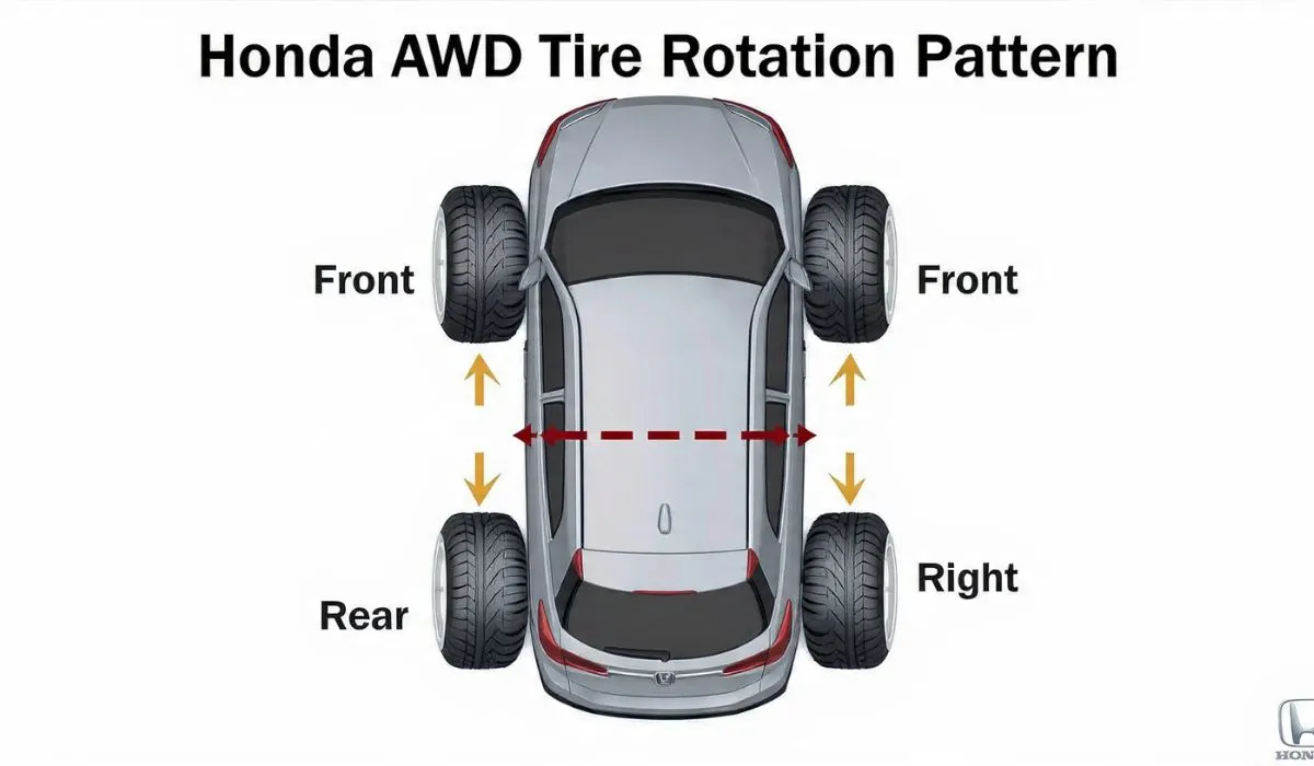 Honda Awd Tire Rotation Pattern