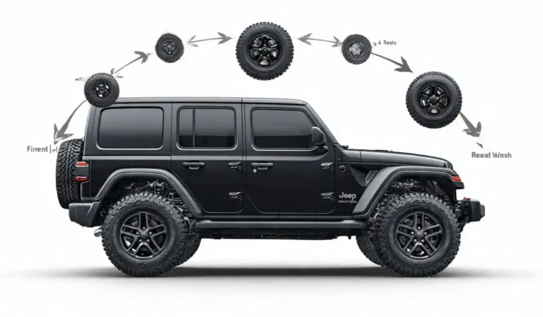 Jeep Wrangler 4 Tire Rotation Pattern