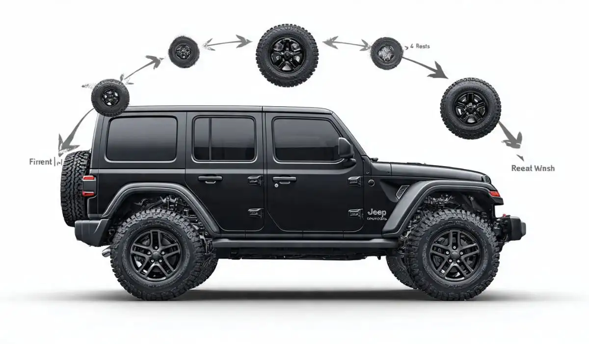 Jeep Wrangler 4 Tire Rotation Pattern