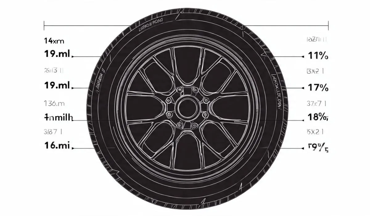 What do the 3 numbers mean on tire
