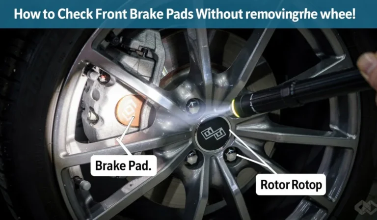 How To Check Front Brake Pads Without Removing Wheel
