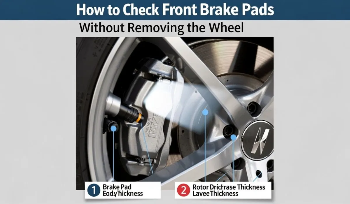 How To Check Front Brake Pads