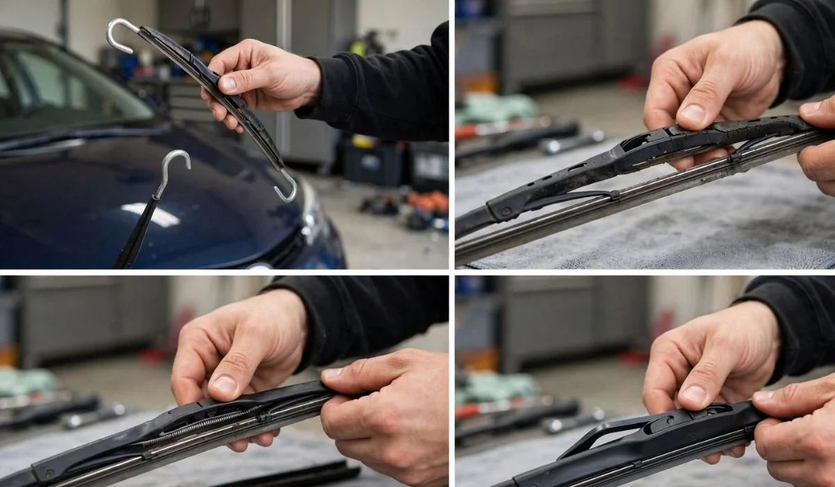 How To Replace Windshield Wiper Blades Rubber Toyota Corolla