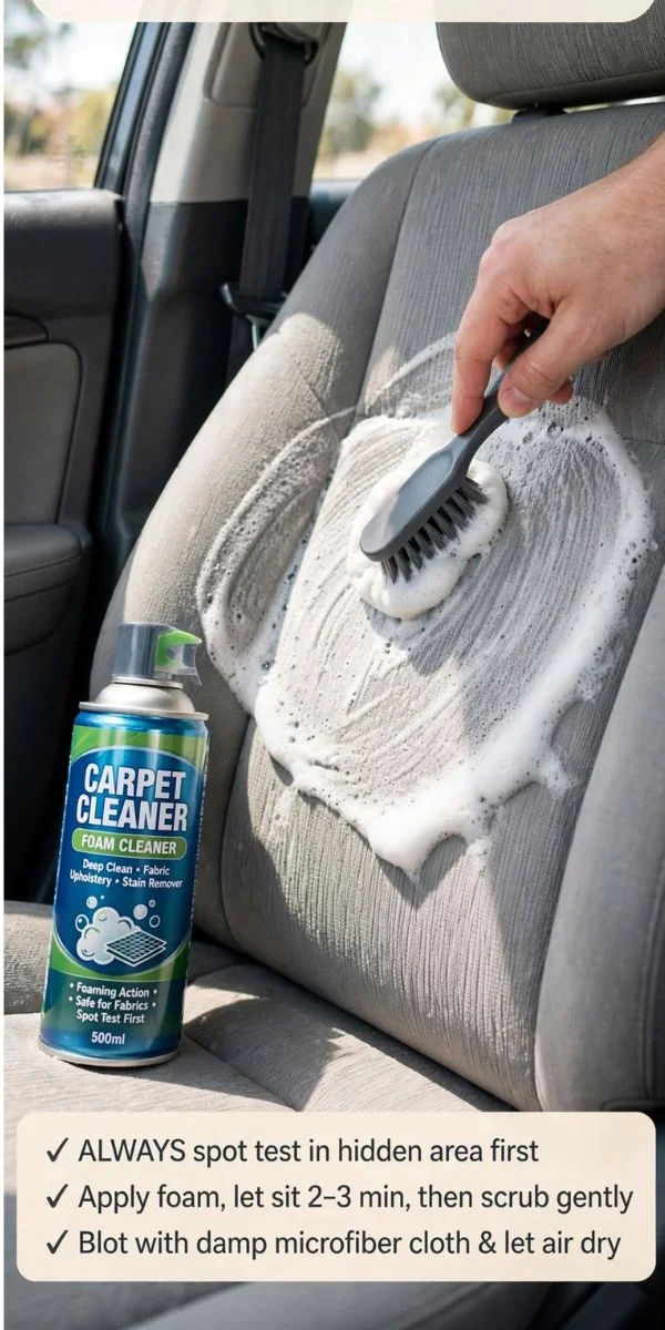 Can You Use Carpet Cleaner on Car Seats