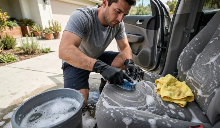 How To Clean Car Seats At Home Without Vacuum