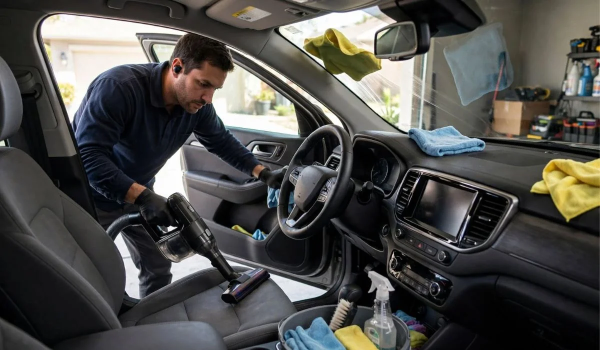 How to Clean Car Interior at Home