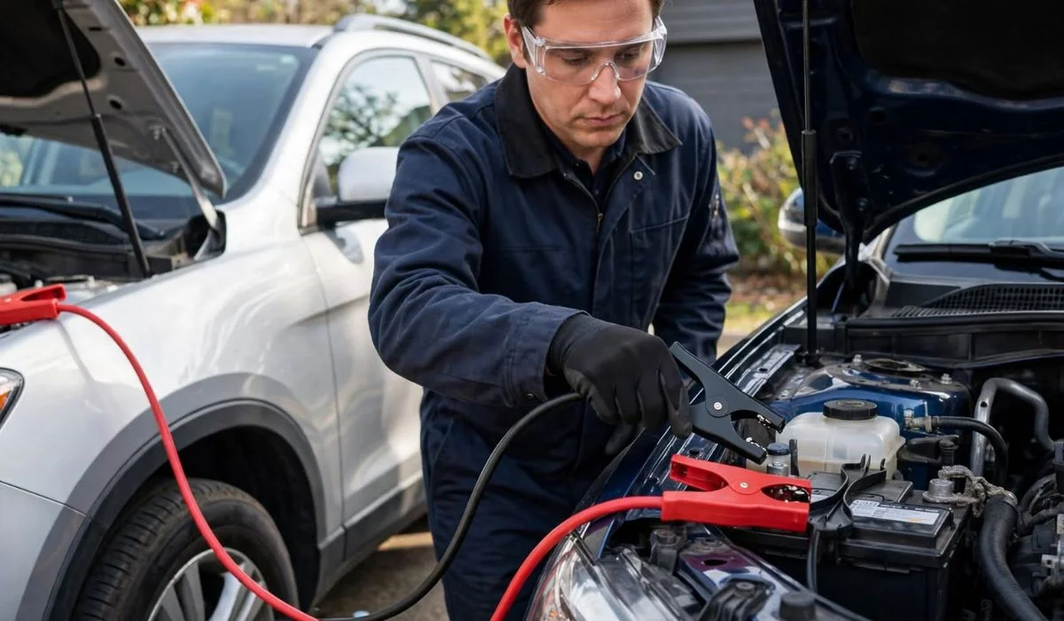 How to Disconnect the Jumper Cables
