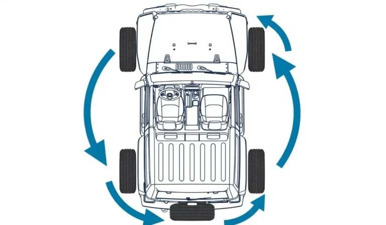 Jeep Wrangler 5 Tire Rotation Pattern