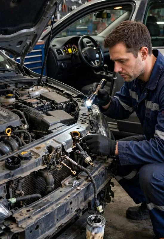 What Causes the Check Engine Light After an Oil Change